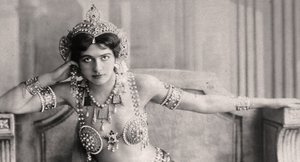 Mata Hari Wearing a Jeweled Bikini
